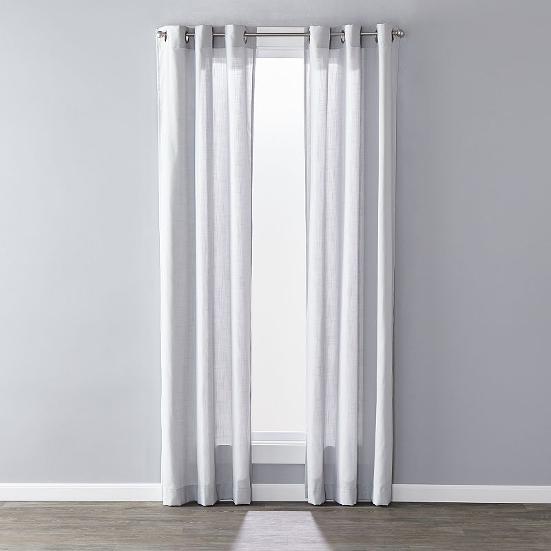 Saturday Knight， Ltd. 1-panel SunSafe Raine Window Curtain