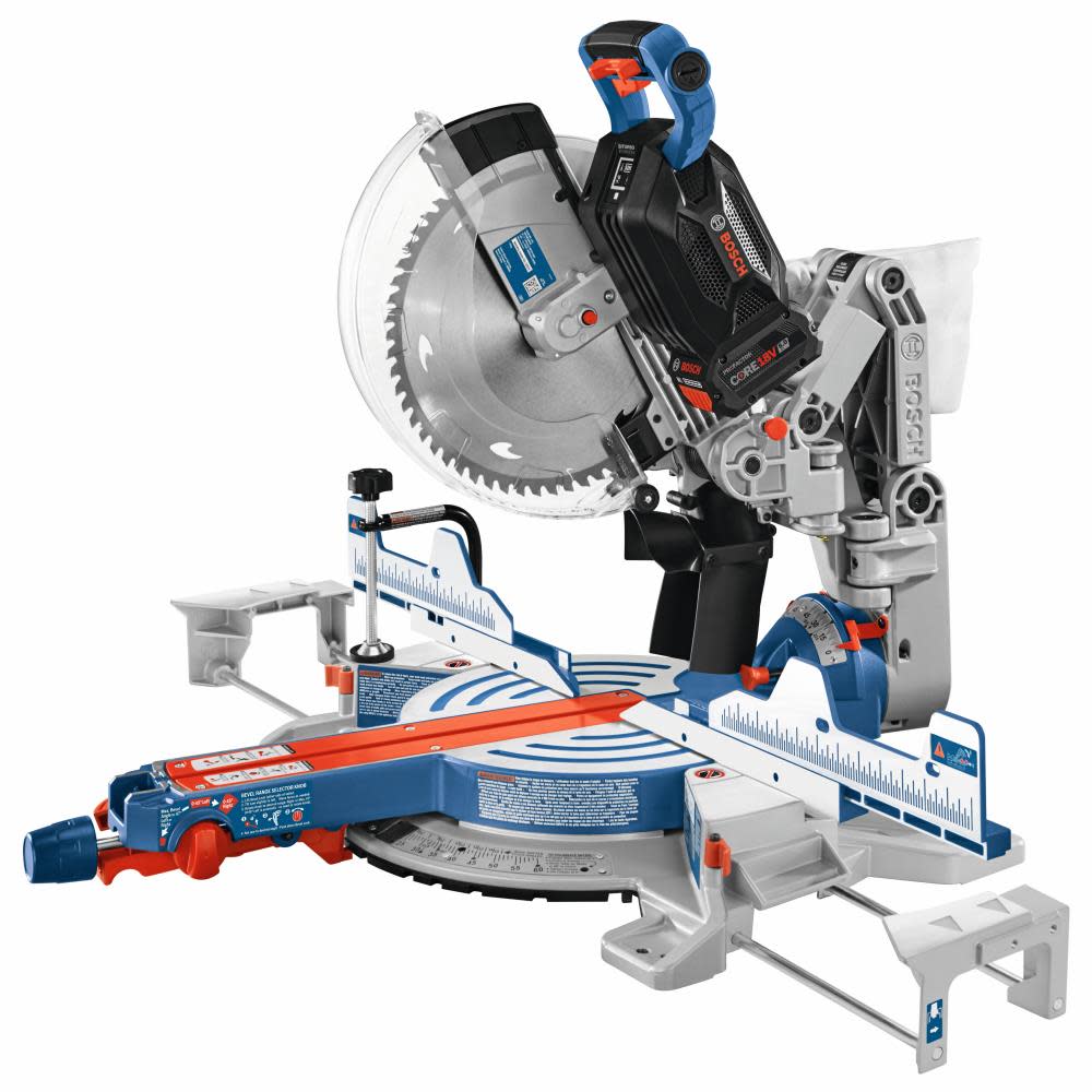 Bosch PROFACTOR 18V Surgeon 12 Dual-Bevel Glide Miter Saw Kit with 1 CORE18V 8.0 Ah PROFACTOR Performance Battery ;