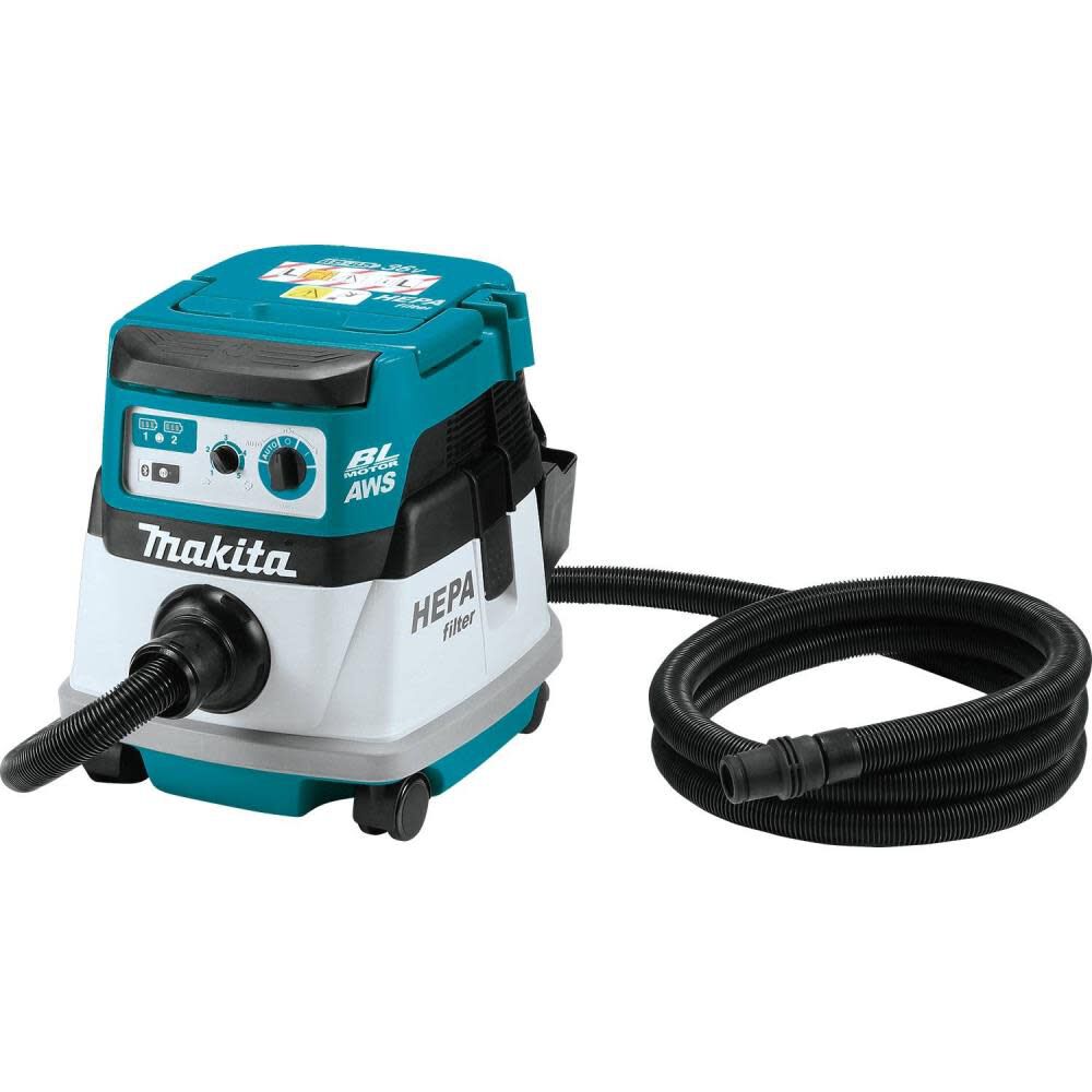 Makita 18V X2 LXT 36V 2.1 Gallon HEPA Dry Dust Extractor/Vacuum Kit AWS XCV08PT from Makita