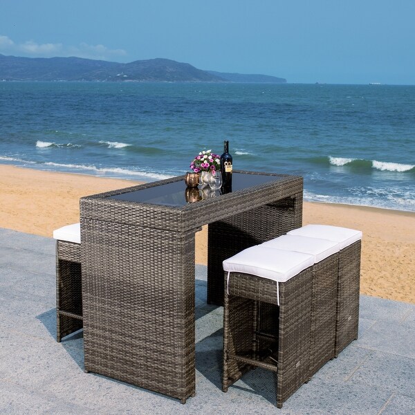 SAFAVIEH Horus 7Piece Outdoor Patio Dining Set.