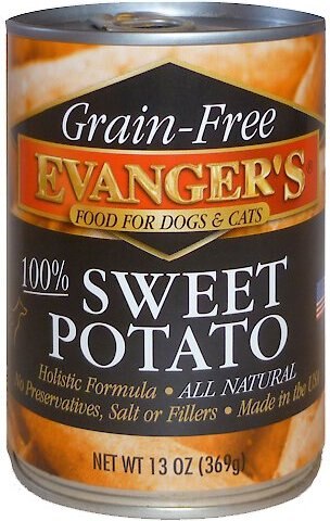 Evanger's Grain-Free Sweet Potato Canned Dog and Cat Food Supplement