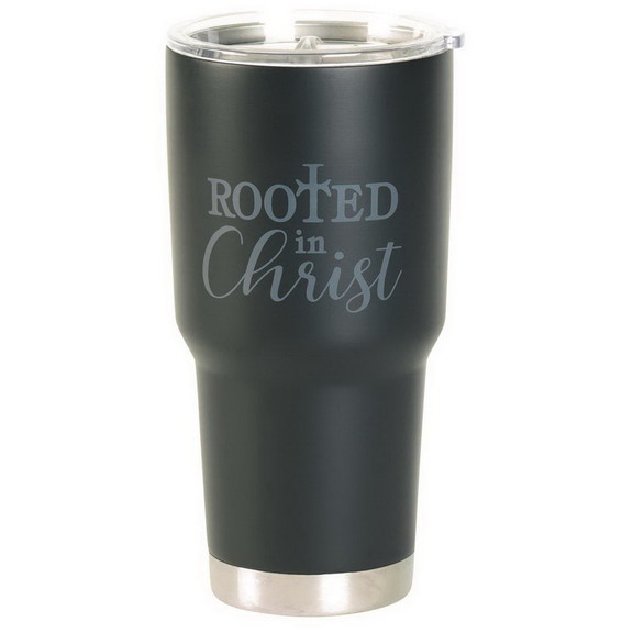 Dicksons SSTUM30B 10 Tumbler Rooted In Christ Blac...