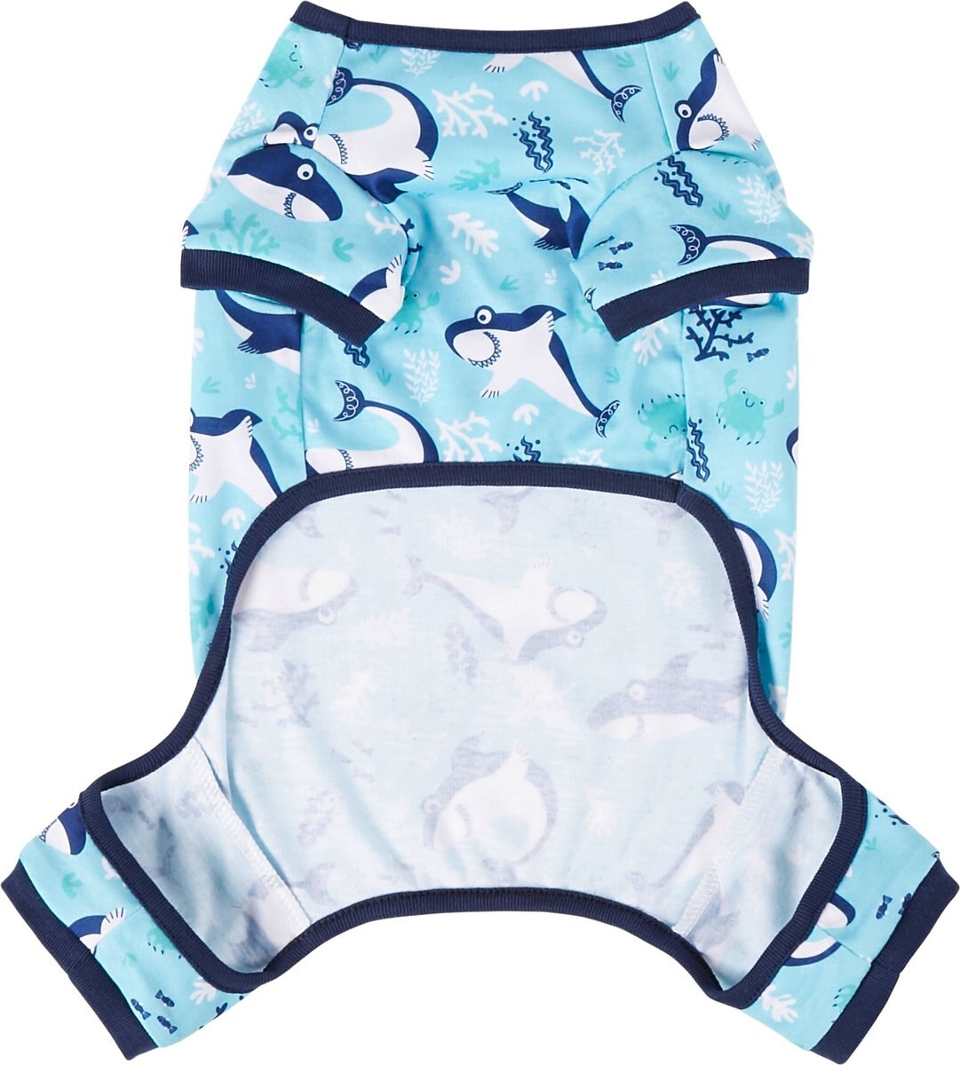 Frisco Happy Shark Dog and Cat Jersey PJs