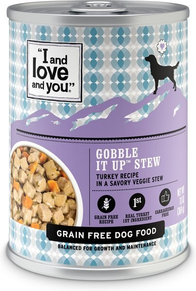 I and Love and You Gobble It Up Stew Grain-Free Canned Dog Food