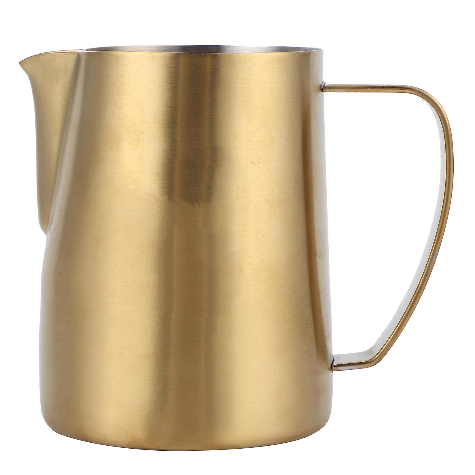 600ml Multipurpose Coffee Cup Mug 304 Stainless Steel Milk Frothing Pitcher Coffee Accessory