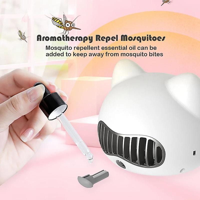 Baby Stroller Fan USB Rechargeable 4000Mah Aromatherapy Mosquito Repellent Handheld Fan