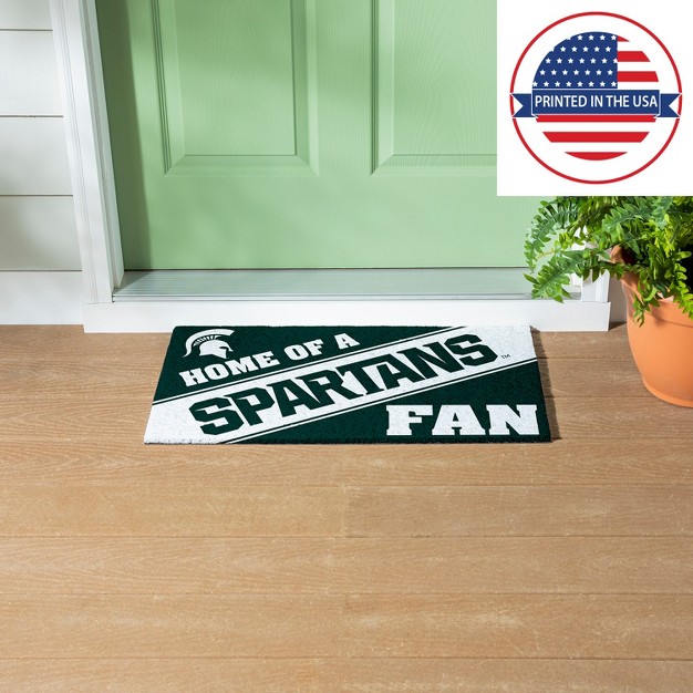 Evergreen Michigan State University Pvc Mat Color