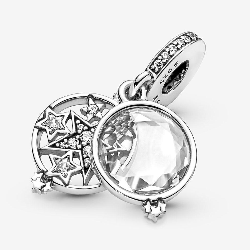 PANDORA  Magnified Star Double Dangle Charm