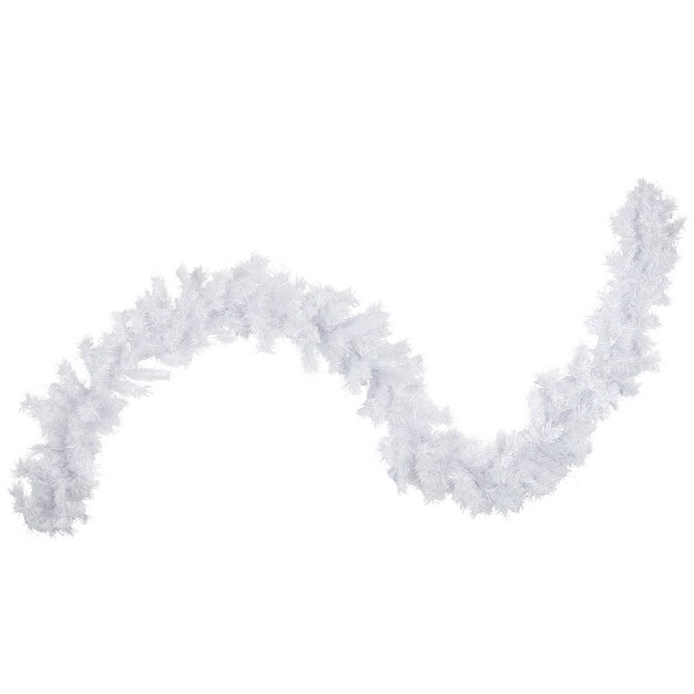 Icy White Iridescent Spruce Artificial Christmas Garland Unlit