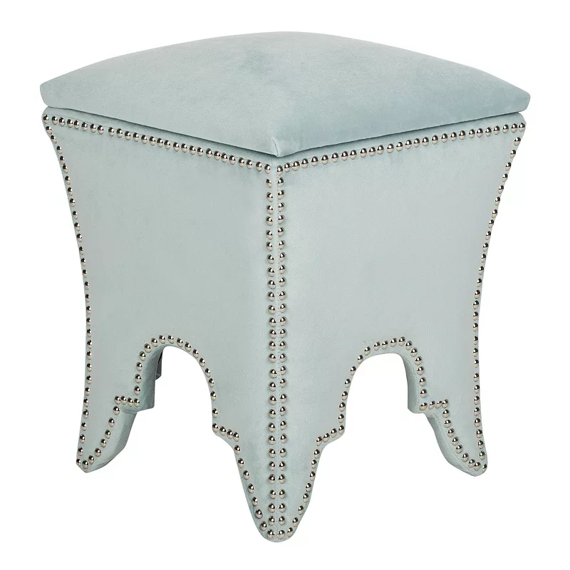 Safavieh Deidra Nailhead Ottoman