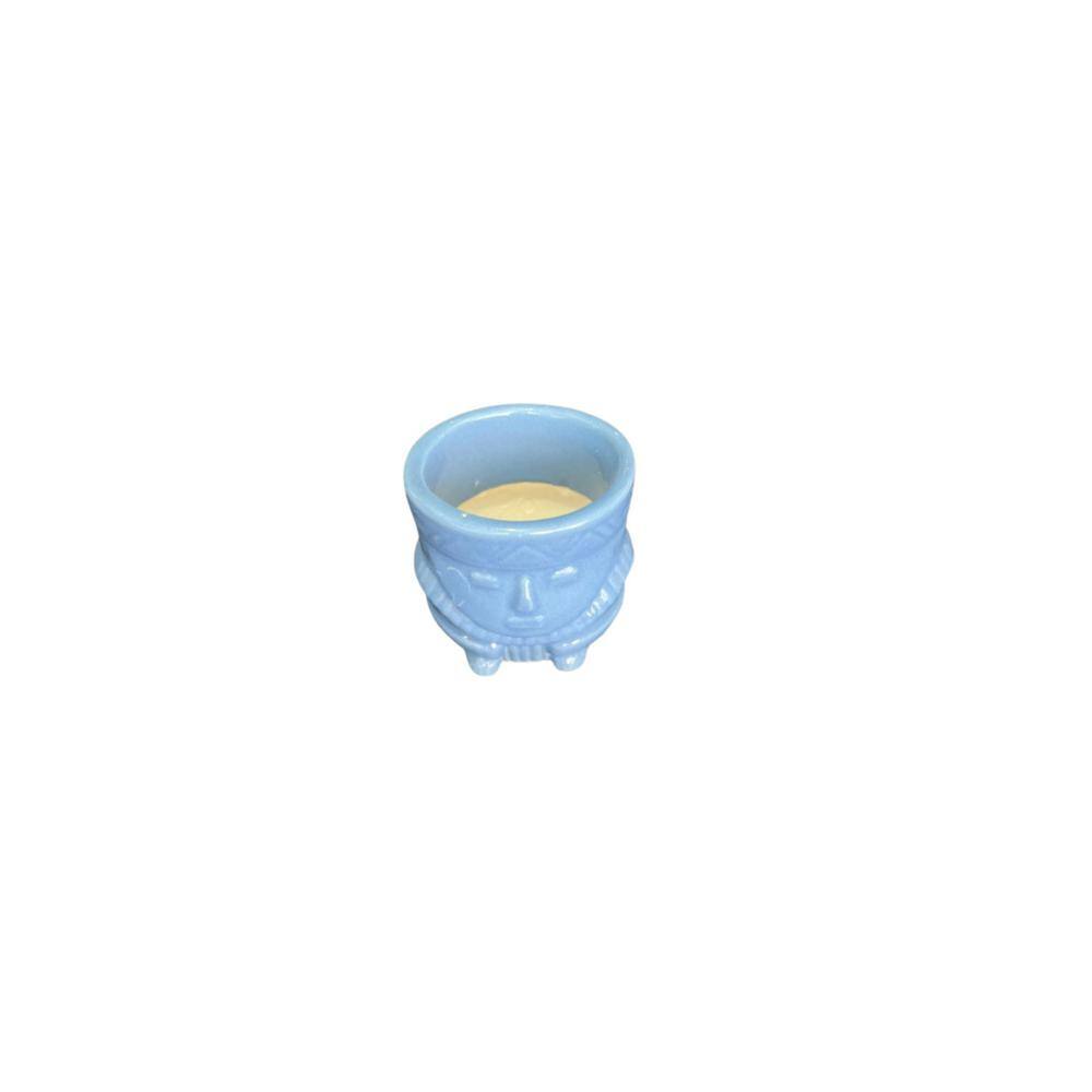 Clay planter Gleam Bloom Light blue 254372O