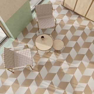 Lucida Surfaces MosaiCore Basketweave 28 MIL x 12 in. W x 17 in. L Glue Down Waterproof Vinyl Tile Flooring (15.2 sqftcase) SC-4202