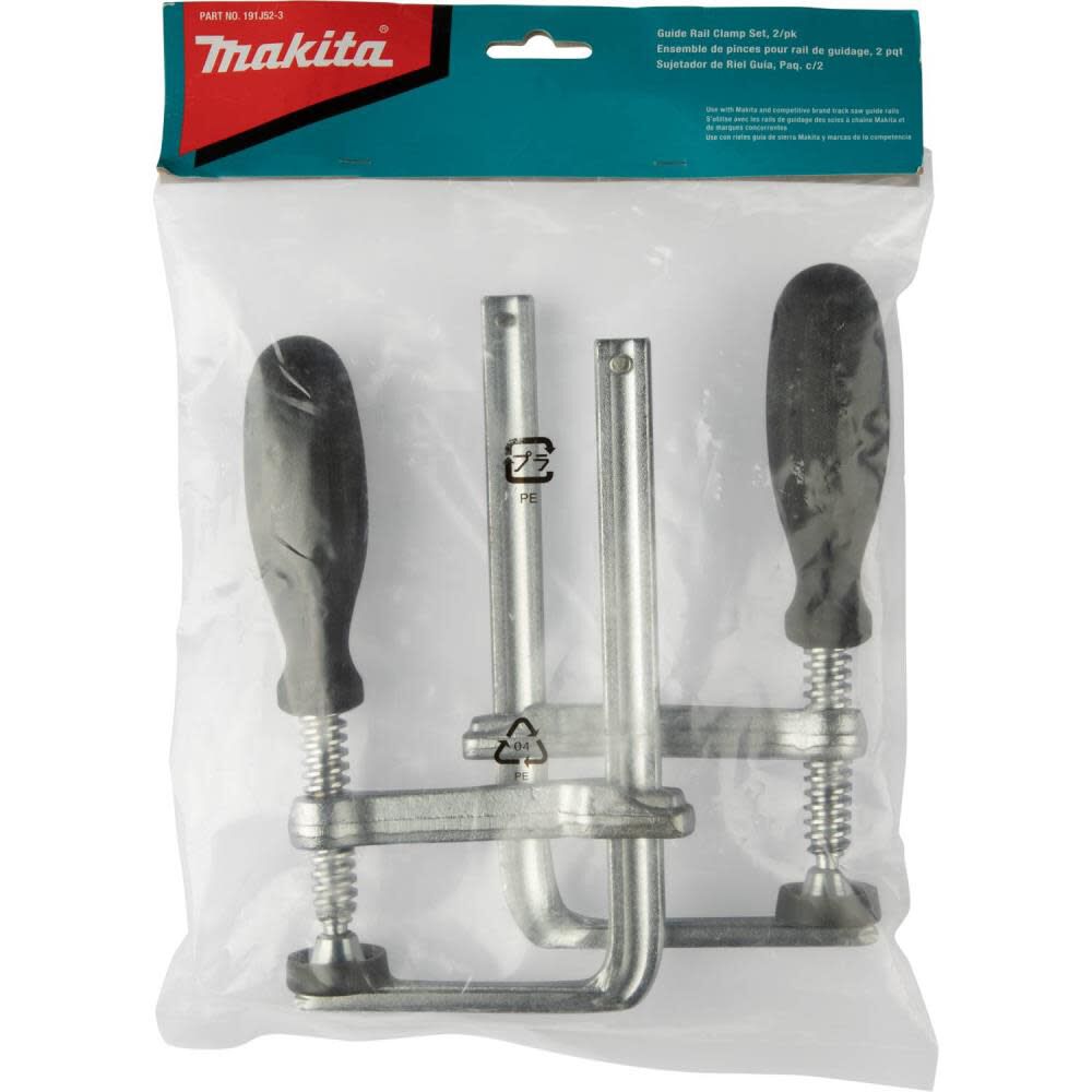 Makita Guide Rail Clamp Set 2pk 191J52-3 from Makita