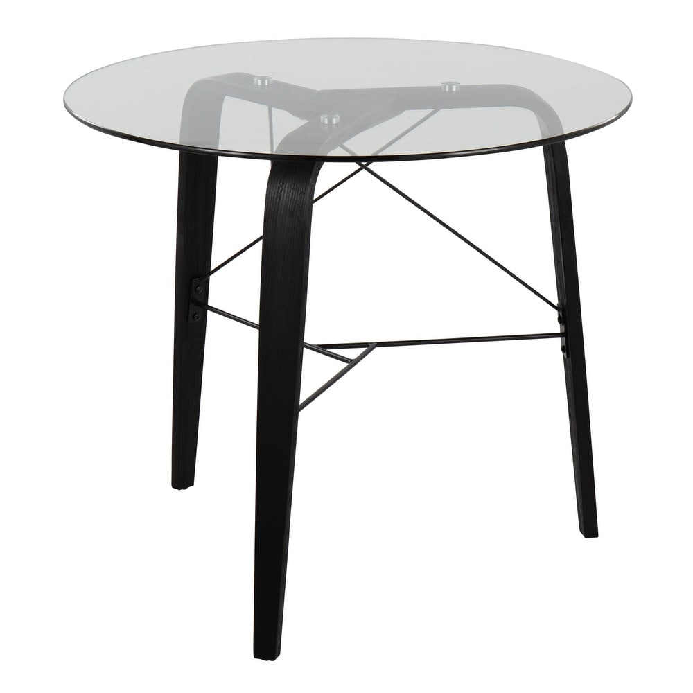 Carson Carrington Culnady Mid Century Modern Round Dinette Table