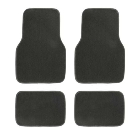 Autocraft Car and SUV Floor Mat， Black Carpet， Deluxe， Universal， 4 Piece