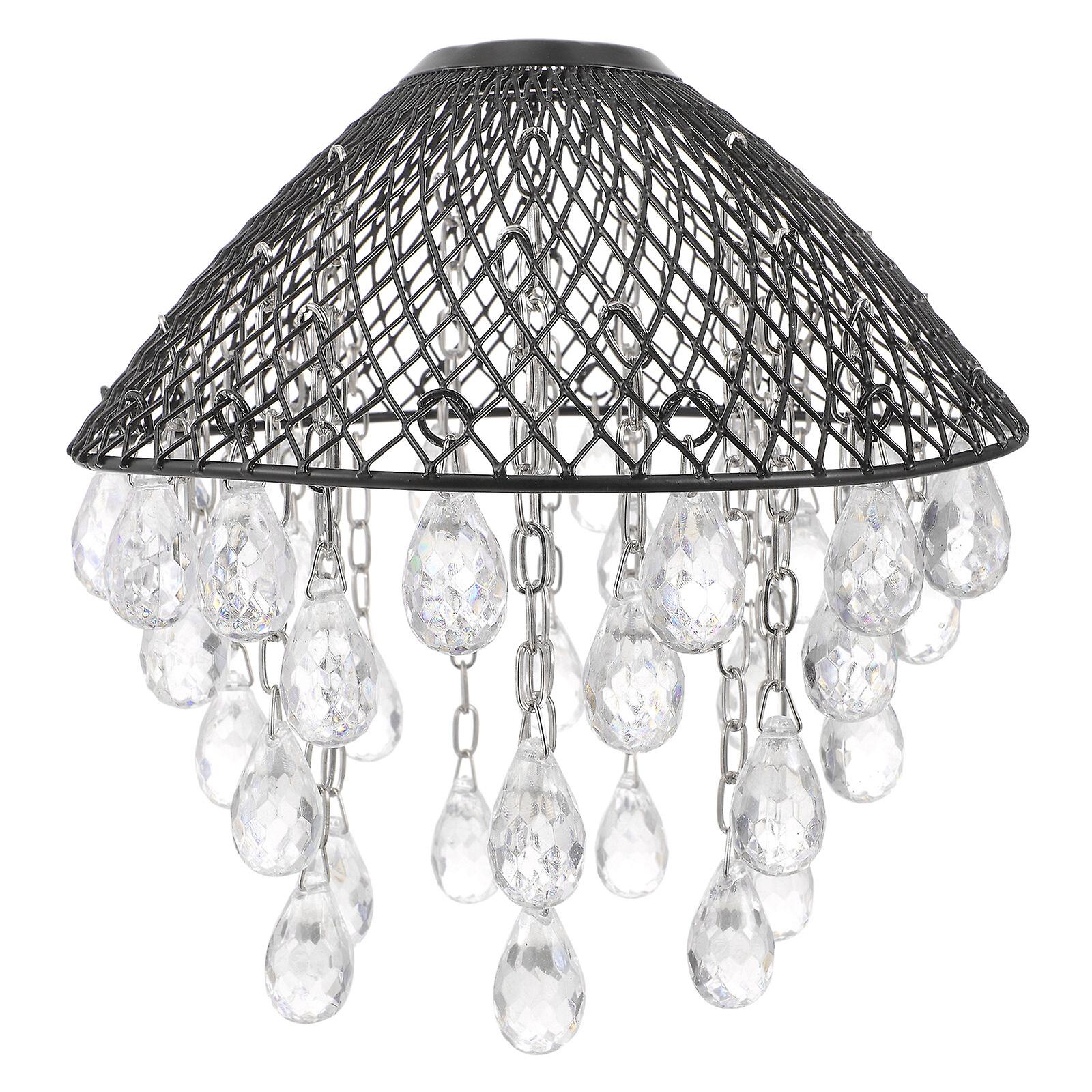 Pendant Lamp Shade Decorative Lamp Cover Hanging Lamp Shade With Droplets