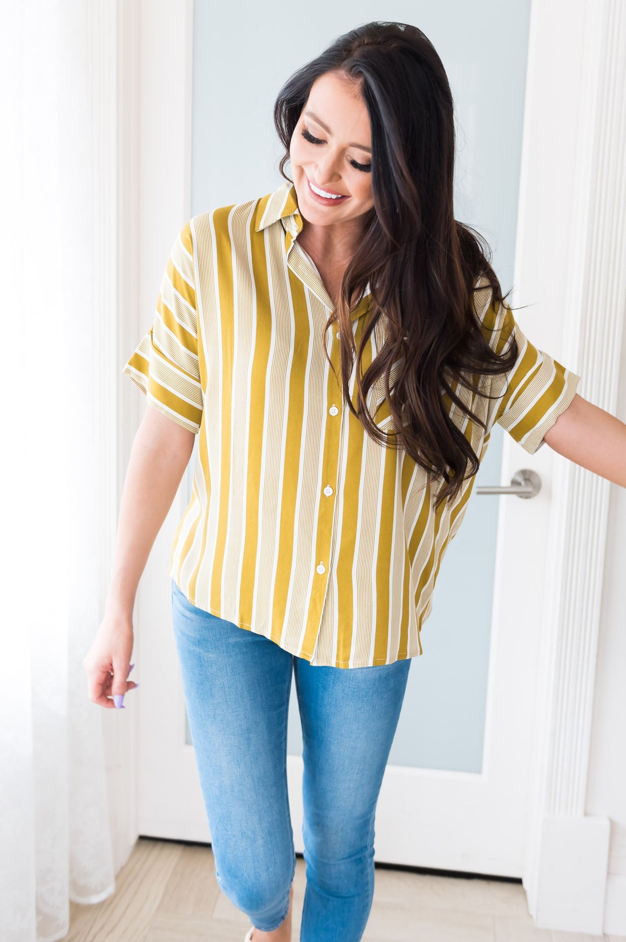 Sunshine On My Mind Modest Blouse