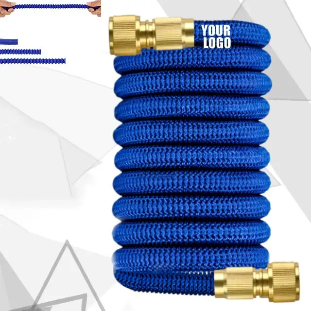 Garden Hose Extendable Stretchable Watering Hose Irrigation Watering High Pressure Car Wash Hose Garden Supplies