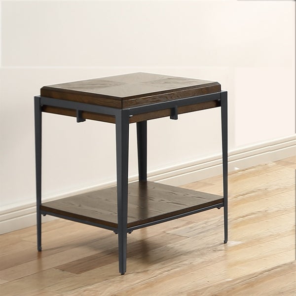 Espresso Solid Wood Waco End Table