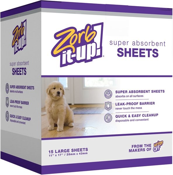 Zorb-It-Up! Super Absorbing Sheets for Cleaning Liquids