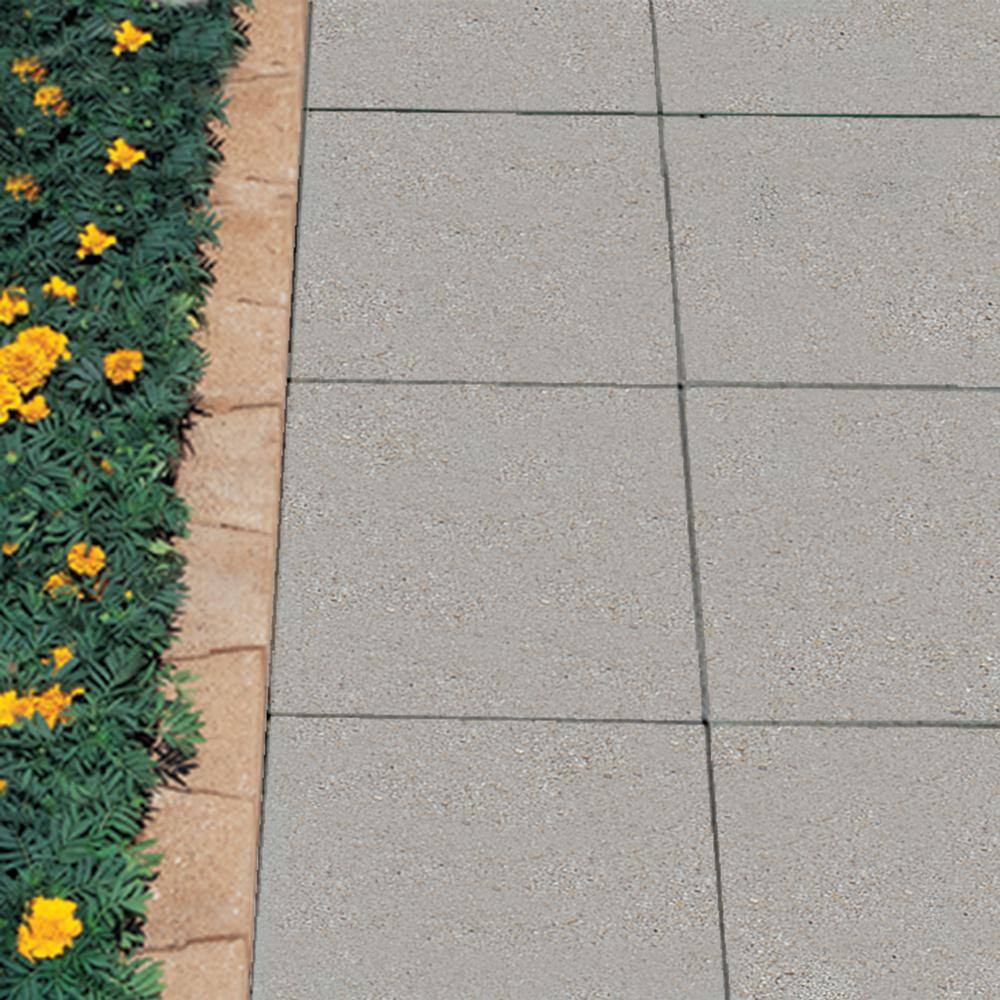 Pavestone 18 in. x 18 in. x 1.77 in. Pewter Square Concrete Step Stone (56-Pieces129 sq. ft.Pallet) 73800