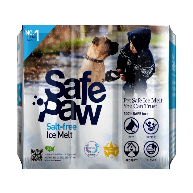 Safe Paw Dog Pet Winter Ice Snow Melt For Driveway Sidewalk Cured Concrete And Various Terrain