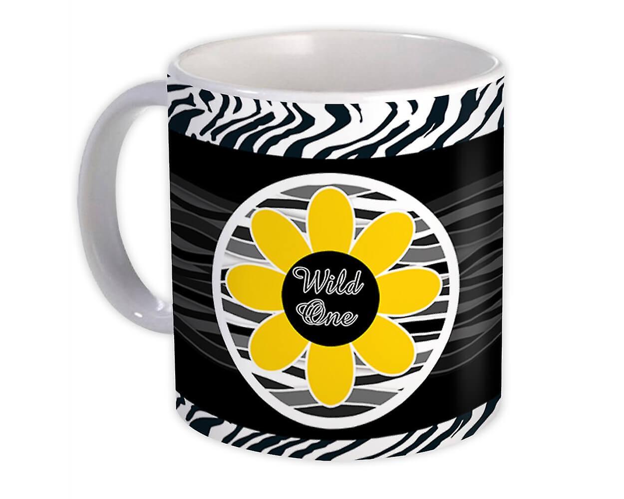 Gift Mug: Sunflower Wild One Flower