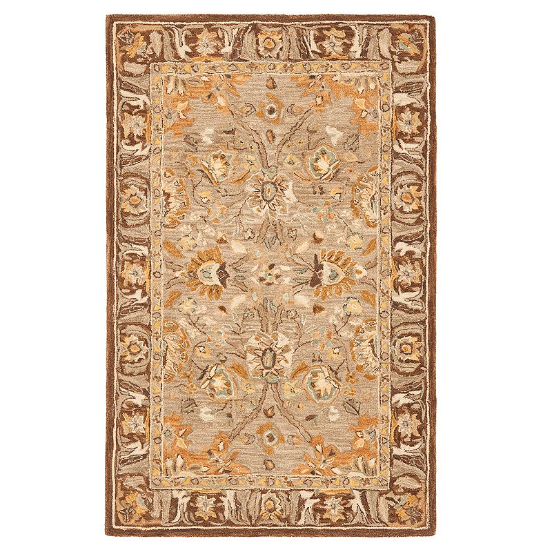 Safavieh Anatolia Suzanne Framed Floral Wool Rug