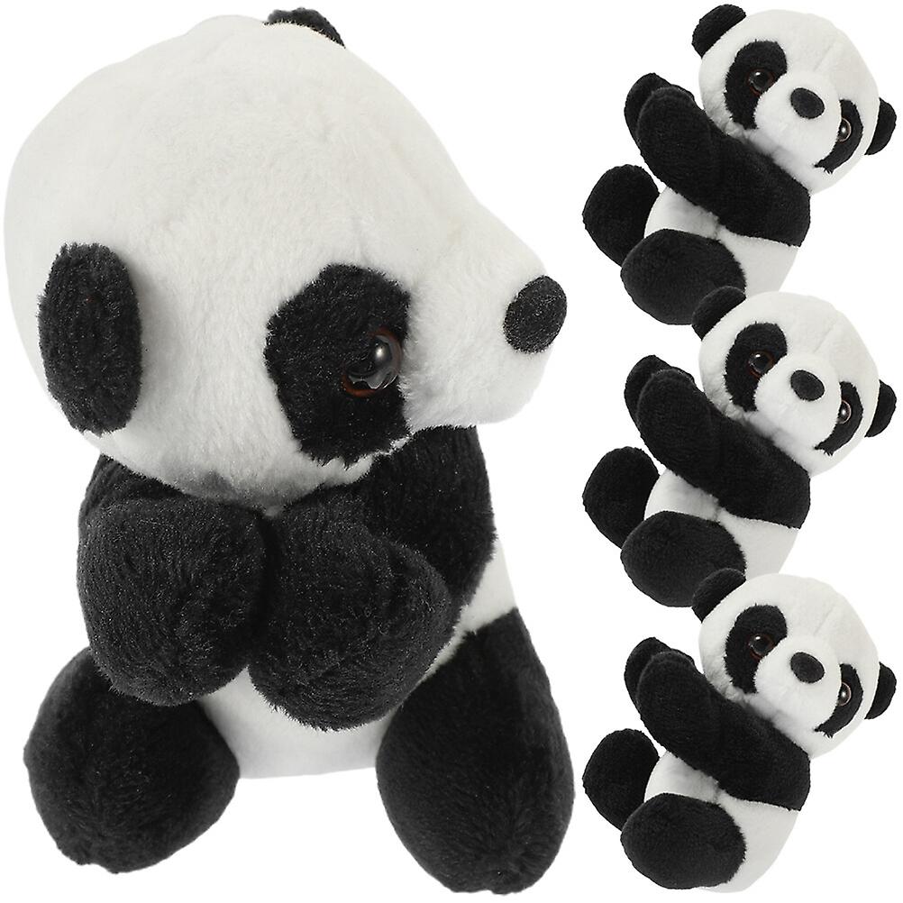 4 Pcs Plush Panda Clip Panda Animal Memo Clips Panda Note Clip Panda Photo Clips For Home