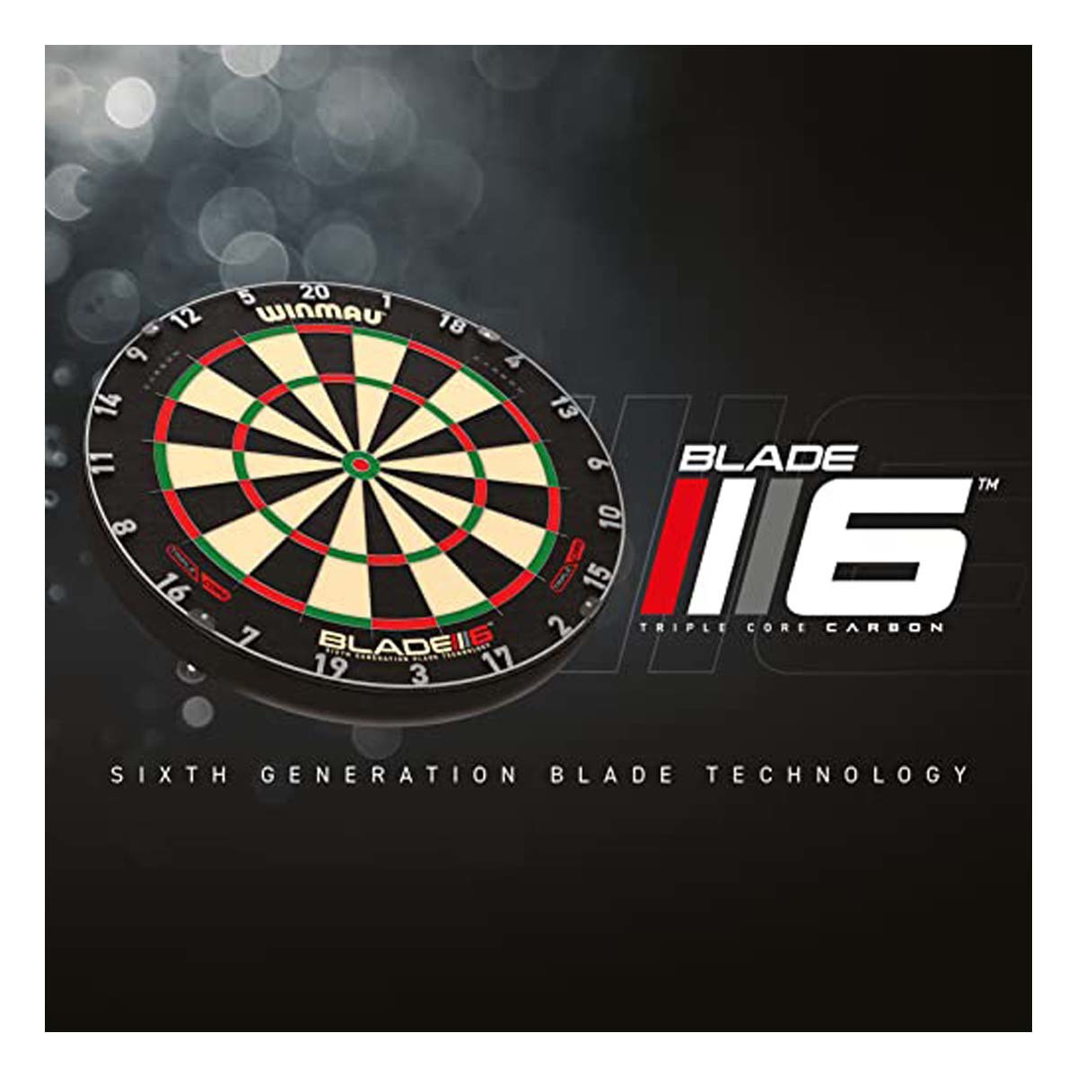 Winmau Blade 6 Triple Core Carbon Professional Bristle Dartboard