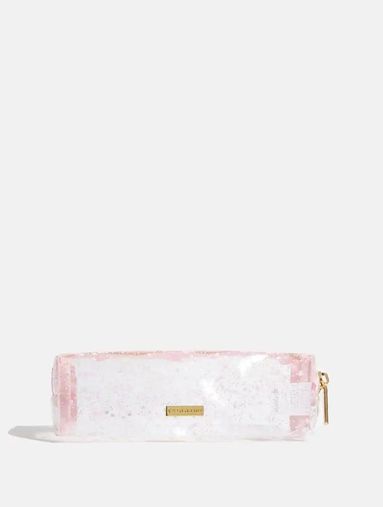 Pink Holo Sequin Pencil Case