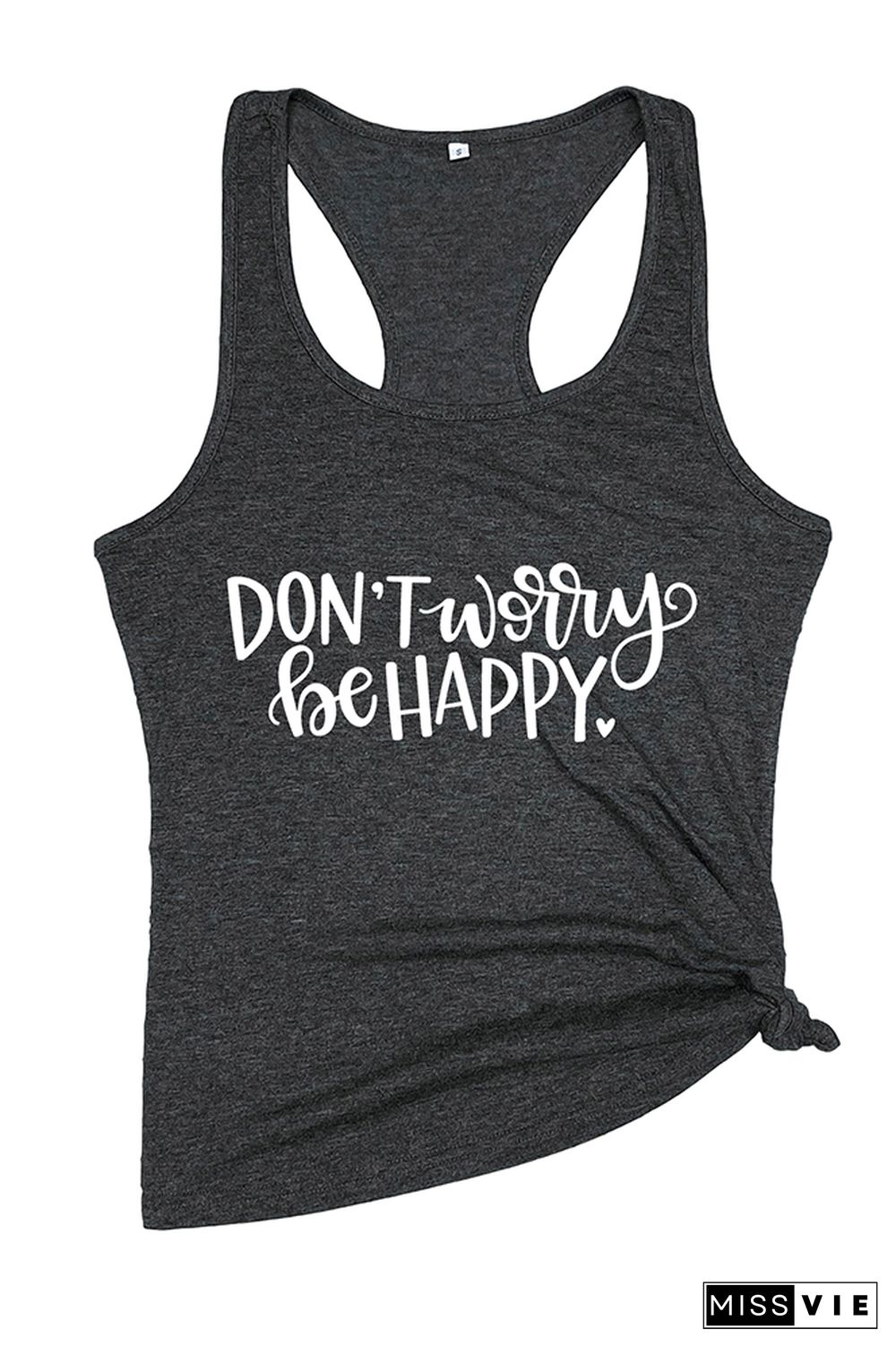 Don't Worry Be Happy Sleeveless Tank Top Wholesale