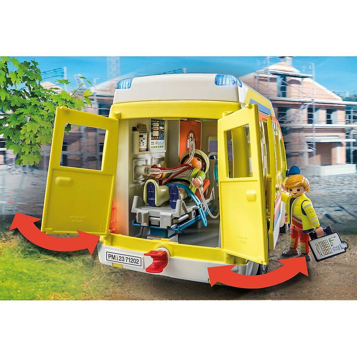 Playset Playmobil 71202 City Life Ambulance 67 Pièces