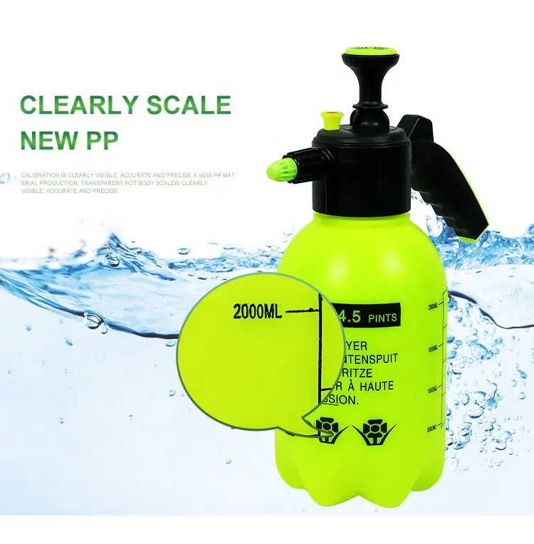 Factory Supply 2L Mini Hand Operated Plastic Garden Pressure Sprayer