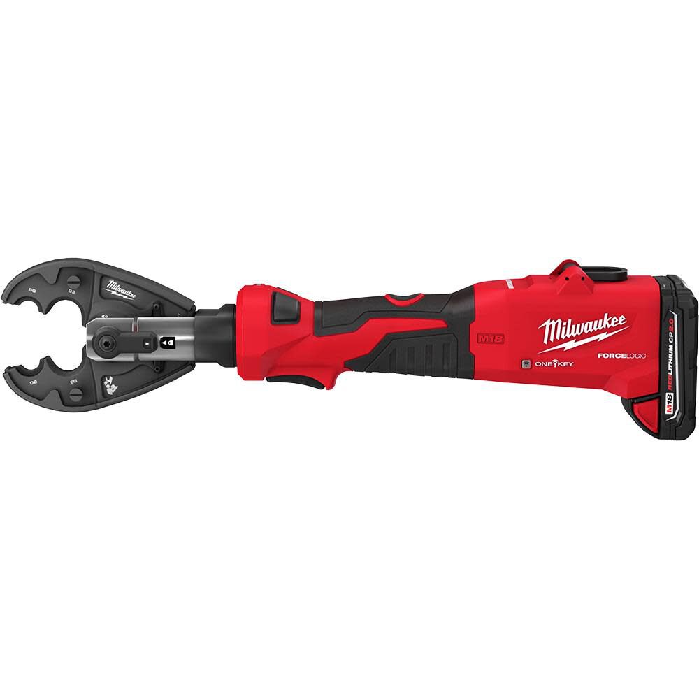 Milwaukee M18 FORCE LOGIC 6T Linear Utility Crimper Kit with BG-D3 Jaw 2978-22BG from Milwaukee