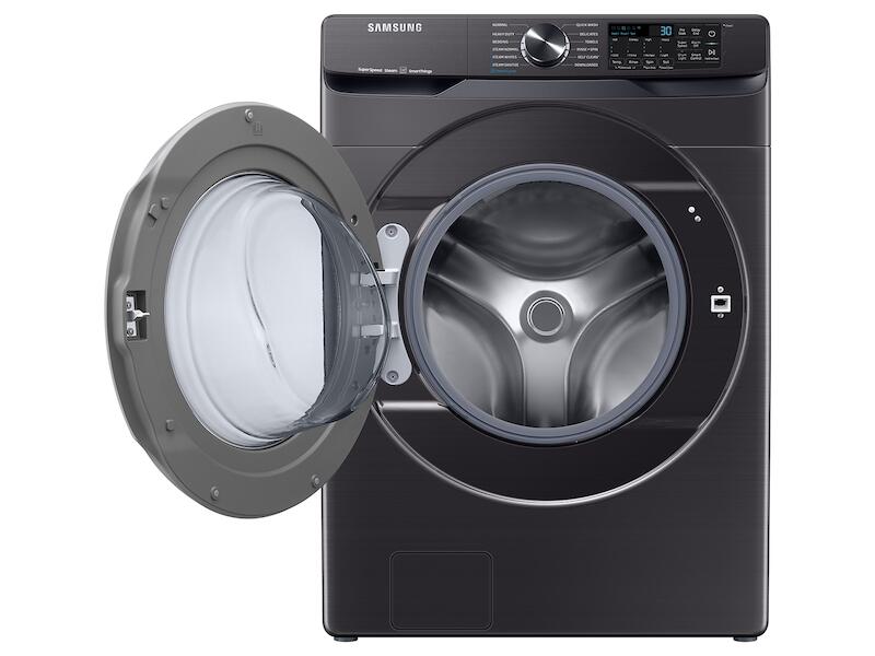 Samsung WF50A8500AV 5.0 Cu. Ft. Extra-Large Capacity Smart Front Load Washer With Super Speed Wash In Brushed Black