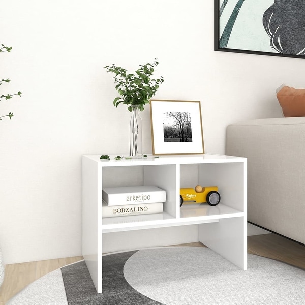 vidaXL Side Table White 24