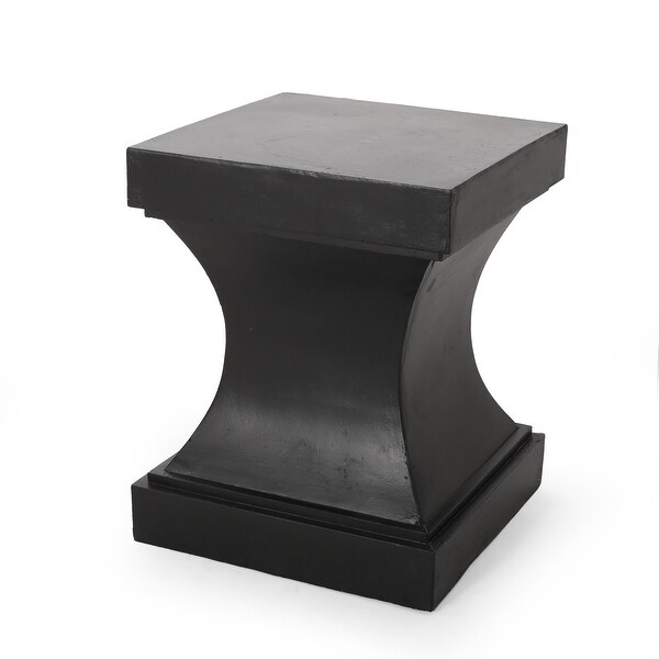 Smooth Look Outdoor Lightweight Concrete Side Table