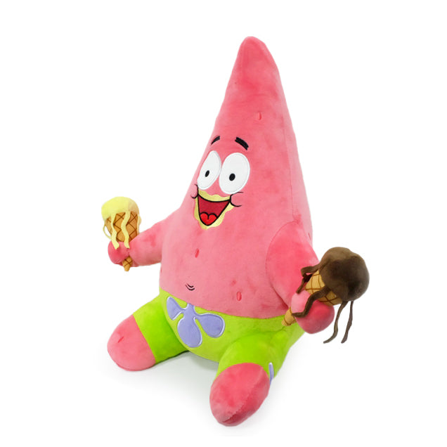 SpongeBob Patrick Star with Ice Cream HugMe Plush by Kidrobot