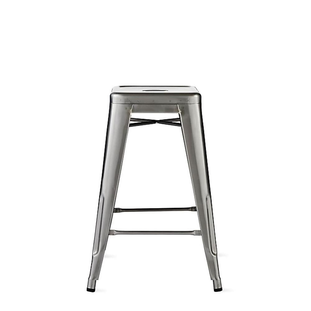 Talix Gunmetal stackable Stool (set of 4) - N/A