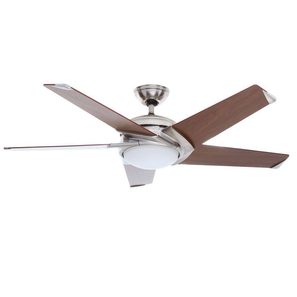 Casablanca Stealth DC 54 in. Indoor Brushed Nickel LED Ceiling Fan with Remote 59164