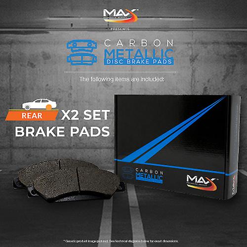 [Rear] Max Performance Metallic Brake Pad (1997 - 2004 Montero Sport)