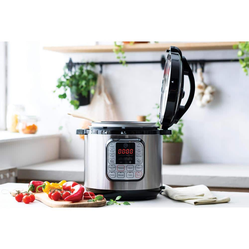 MASTERCHEF 6.3 Qt. Black Electric 10-in-1 Multi-Cooker VRD919102071