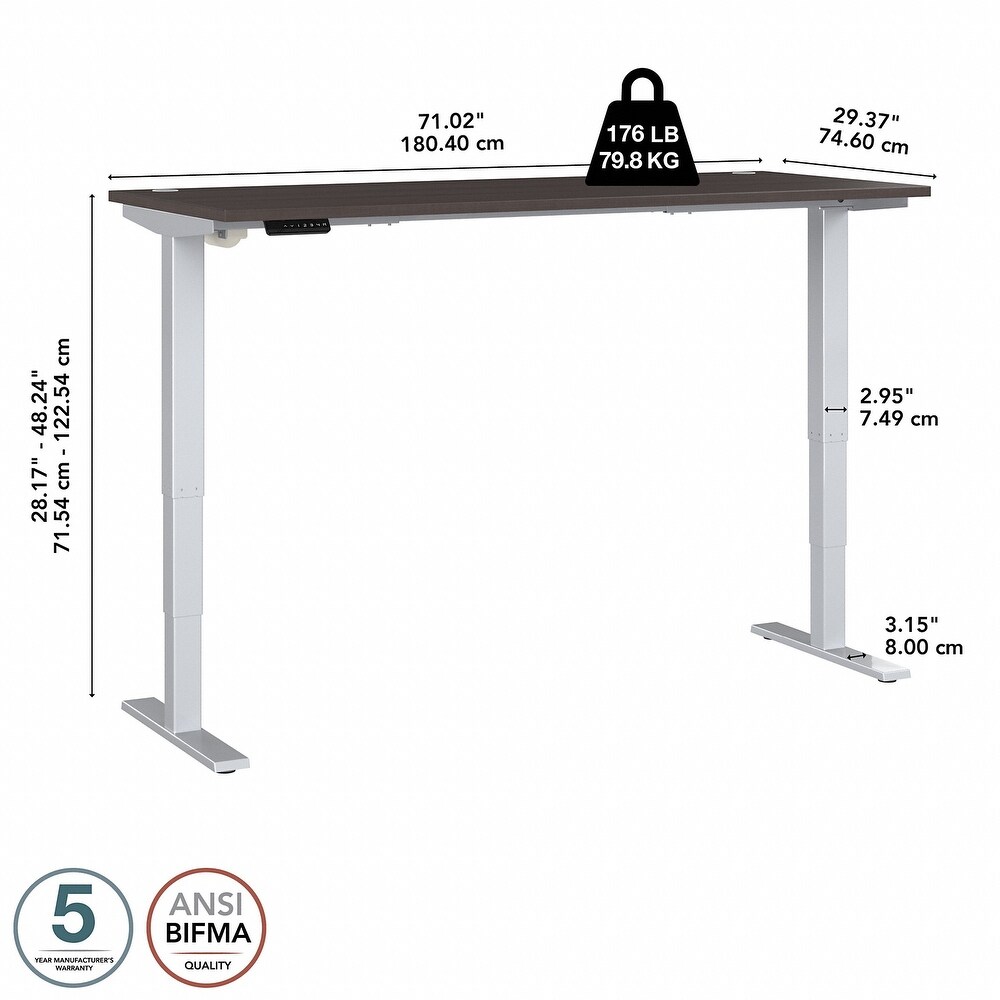 Move 40 72W x 30D Adjustable Standing Desk by Bush Business Furniture