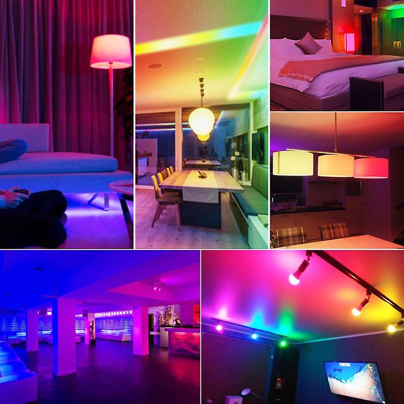 Candle E14 Led Bulb Smart Indoor Neon Sign Rgb Light Bulbs Dimmable Rgb Tape With Controller