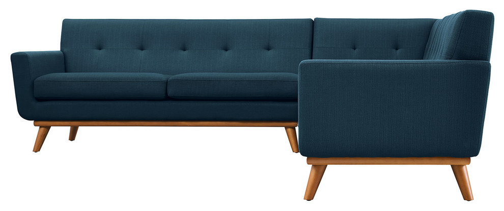 Modway Engage L Shaped Sectional Sofa   Midcentury   Sectional Sofas   by Modway  Houzz