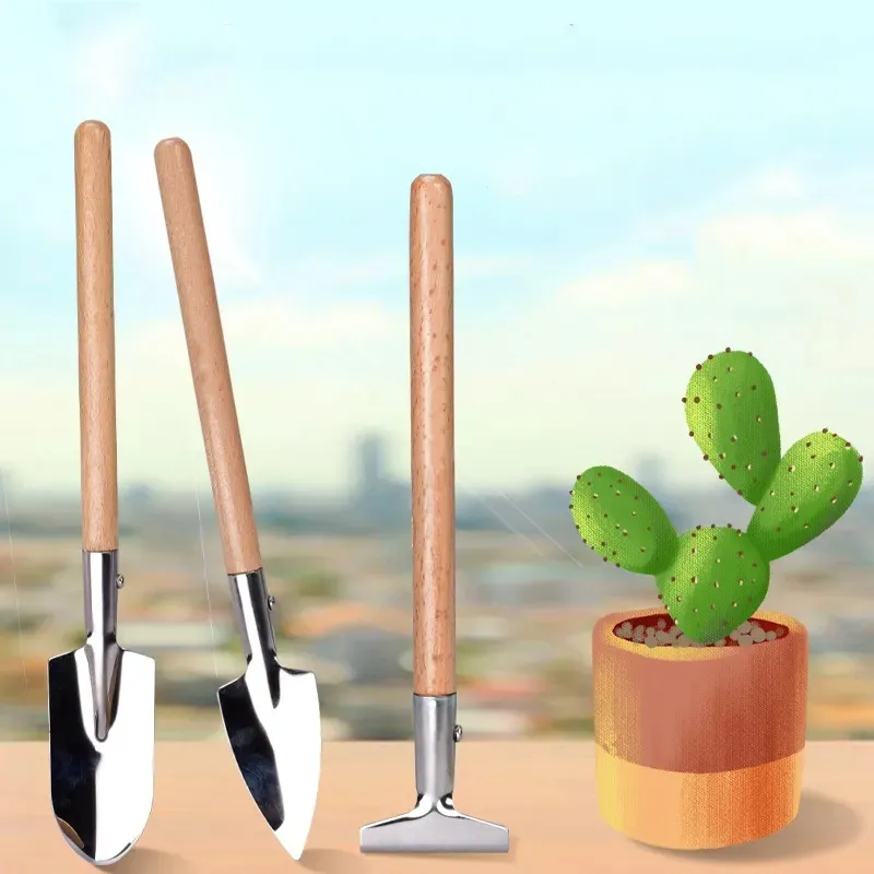 Hot Sell 3pcs Garden Hand Tools Mini 3Pcs Mini Gardening Kit bonsai tool kit For Succulent Planting Tools