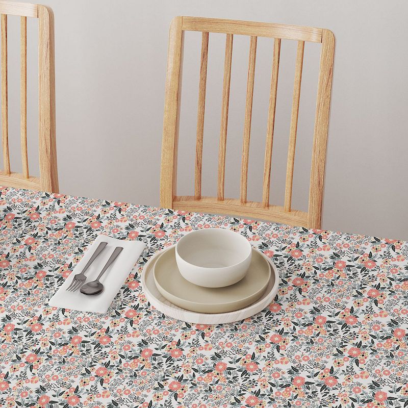 Square Tablecloth， 100% Polyester， 54x54， Botanical Blossom