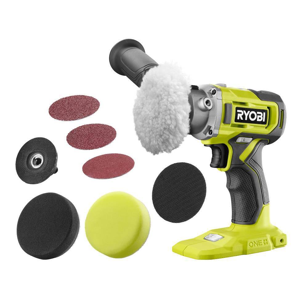 RYOBI ONE+ 18V Cordless 3 in. Variable Speed Detail PolisherSander (Tool Only) PBF102B