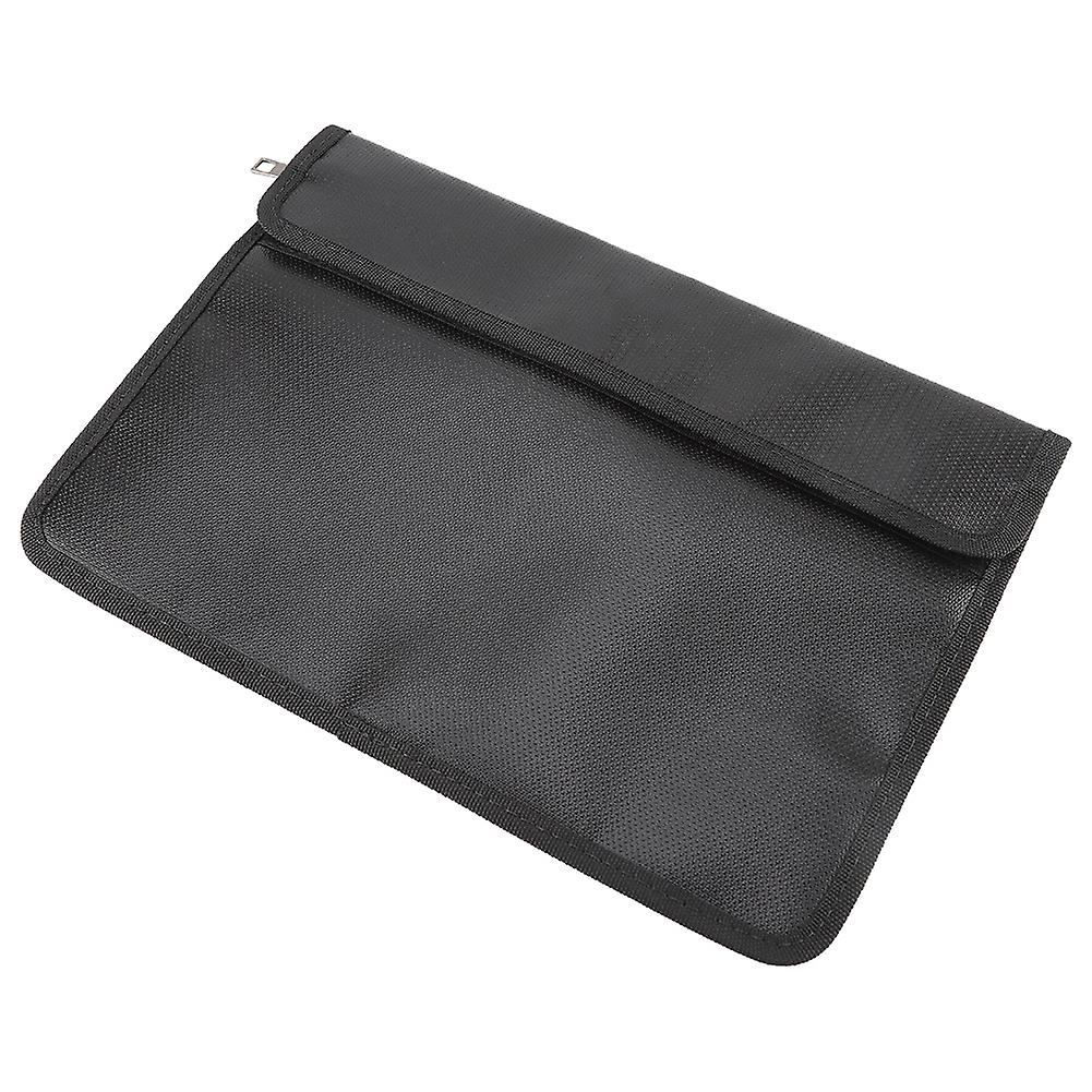 Fireproof Waterproof Wallet File Bag Expanding Organizer File Folder For Documents And Valuables Storage